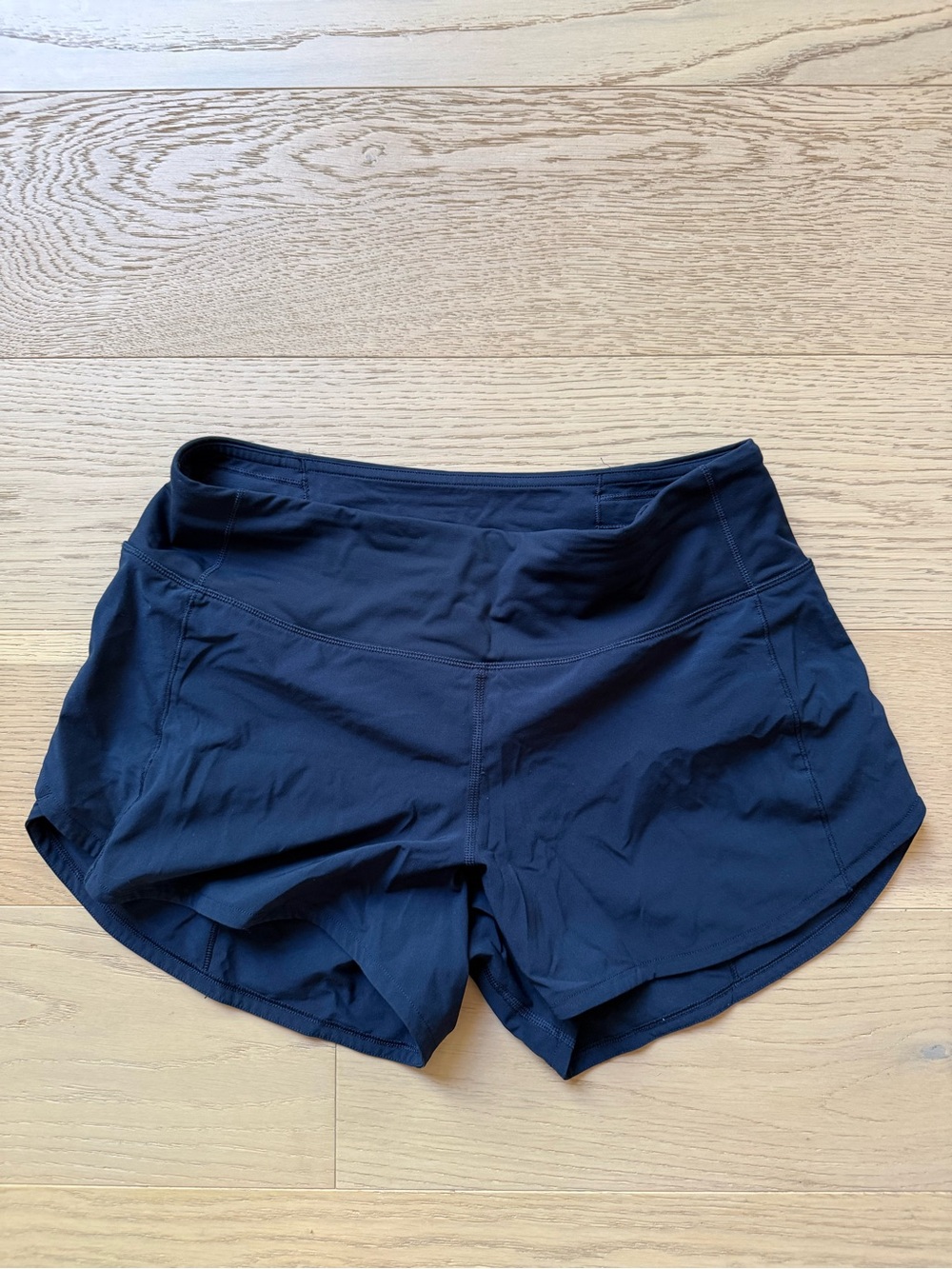 Lululemon Shorts, 3.5" inseam, Size 6, Navy Blue, Excellent Condition